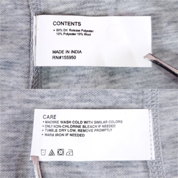 Greyson Youth Size XL 10/11 Ohoopee Match Club 1/4 Zip Pullover Golf Gray - Picture 12 of 14